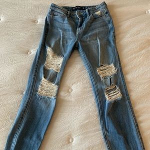 Ripped Hollister Mom Jeans